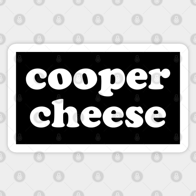 Cooper Cheese Sticker by PantherPuke